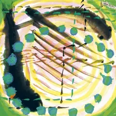 Chao Chung-Hsiang, Celebrating Life's Cycles, Acrylic, ink and color on paper, mounted onto board