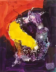 Ballet by Luis Chan, 1985, Acrylic on paper, offered Dec 2023