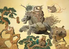 Chen Liu, The Celestial Series - The Black Horse, 2007, Oil on canvas