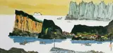 Ma Pai-sui, Yehliu, 1972, Ink and color on paper