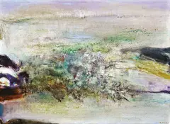 Zao Wou-ki, 25.2.77, 1977, Oil on canvas