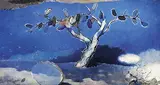 Yang Din, Souvenir (diptych), 1993, Oil on canvas