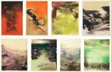 Canto Pisan (a set of 8) by Zao Wou-ki, 1972, Etching, edition no. H.C. XXIII/XXX, sold Jun 2014
