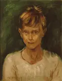 George Chann, Little Boy, c. 1950s, Oil on canvas