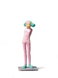 Hiroto Kitagawa, Doll, 2001, Acrylic on terracotta