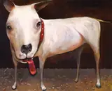 Ryoji Suzuki, Bull Terrier, 2006, Oil on canvas