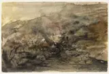 Sans titre by Zao Wou-ki, 1967, Watercolor on paper, sold Jun 2012