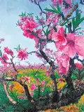 Zhou Chunya, Year after Year the Flowers Bloom, 2009, Oil on canvas