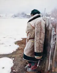 Ai Xuan, Sounds Getting Away, 1989, Oil on canvas