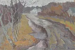 Gennady Malyshev, Landscape, 約1975, Oil on canvas