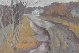Gennady Malyshev, Landscape, 約1975, Oil on canvas