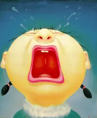 Yin Jun, Delightful Crying-03, 2006, Oil on canvas