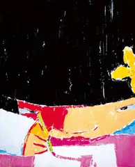Bob Yan, Learn to Write, 2005, Oil on canvas