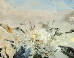 Zao Wou-ki, 16.9.91, 1991, Oil on canvas