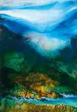 Jan Chin-shui, Mountain Dawn Light, 2010, Oil on canvas