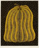 Pumpkin MT by Yayoi Kusama, 1999, Screenprint, edition of 110 P.P., sold Jul 2021