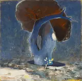 Yang Din, Champignon de Paris, 1996, Acrylic on canvas