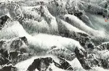Liu Guosong, The Mountains Without Season: Tibet Series No. 54, 2004, Ink and color on paper