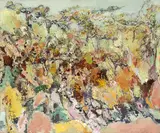 Hong Ling, Autumn Landscape, 2001, Oil on canvas