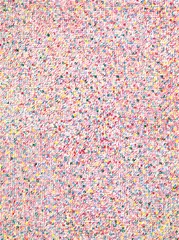 Pu Tsong, Composition with Red, Green and Blue, 1990-1992, Oil on canvas