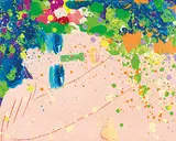 Walasse Ting, I remember, 1986, Acrylic on canvas