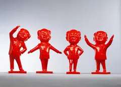 Ren Sihong, Great Man Gym, 2005, Fiber glass, numbered 8/8