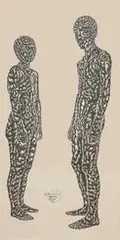 Lover by Zhiyang Huang, 1999, Ink on silk paper, offered Dec 2020