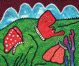 Field End by Yayoi Kusama, 1989, Acrylic on canvas, sold Jun 2015