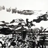 Zao Wou-ki, Sans titre, 1986, Ink on paper