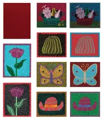 Yayoi Kusama, Amour pour Toujours (a set of 10), 2000, Screenprint, 28/60