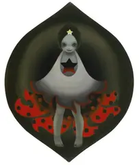 Rieko Sakurai, Cosmic Girl  II, 2007, Oil on Canvas