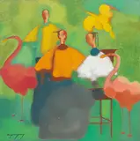 Wang Xiang-ming, Chinese Series, 2000, Oil on canvas