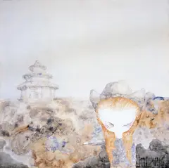 He Wei, There's No Direction out There, 2006, Oil on canvas
