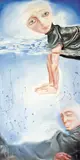Xiong Yu, Falling Flesh, 2004, Oil on canvas