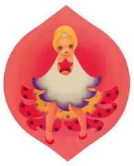 Rieko Sakurai, Cosmic Girl  I, 2007, Oil on Canvas