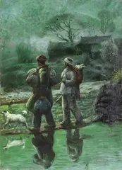 Luo Zhongli, Back to Hometown, 1983, Oil on canvas