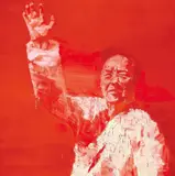 Yan Pei-ming, Mao. Chinese Vermilion #5, 2001, Oil on canvas