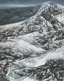Liu Guosong, Langkazi Snow Shoulder, 2014, Ink and color on paper
