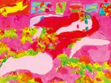Walasse Ting, Reclining Beauty