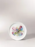 Zao Wou-ki, Orchidee, 1986, Porcelain plate; lithographic transposition of a Zao Wou-Ki gouache; multiple copies