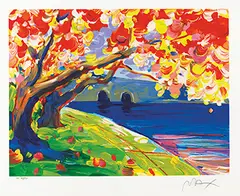 Cherry by Peter Max, 2014, Serigraph on wove paper HC 40/50, sold Jun 2018