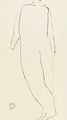 Nude by Sanyu, 1920-1930s, Ink on paper, sold Jun 2018
