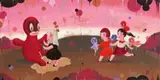 Gary Baseman, The Baptism of Chou Chou (diptych), 2007, Acrylic on wood panel