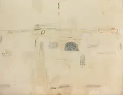 Ji Dachun, Reminiscences in Dreams of Tao An, 1996, Mixed media on canvas