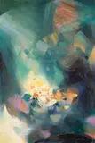 L'irreel by Chu Teh-chun, 2005, Oil on canvas, sold Dec 2014