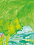 Walasse Ting, Fish Swimming in Lotus Ponds