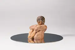 Ikki Miyake, YOGA – Womb, 2009, Wood, stainless steel