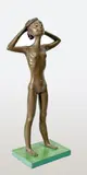 Xiang Jing, Smoking Girl, 2007, Bronze sculpture, edition no. 3/7