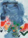 Chu Teh-chun, Welcome Spring, 2001, Lithograph, edition no. 71/150