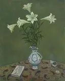 Chen Ching-Jung, Lily, Oil on canvas